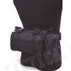 Molle Utility Shoulder Waist Pouch Bag Black