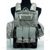 Molle Combat Strike Plate Carrier CIRAS Vest Digital ACU Camo