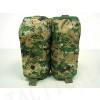 Airsoft Molle Double AK Magazine Pouch Digital Camo Woodland