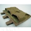 Airsoft Molle Triple Magazine Open Top Pouch Coyote Brown