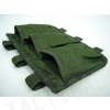 Airsoft Molle Triple Magazine Open Top Pouch OD