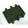 Airsoft Molle Triple Magazine Open Top Pouch OD