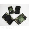 SWAT Special Force Knee & Elbow Pads Camo Woodland