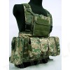 FSBE LBV Load Bearing Molle Assault Vest Digital Camo Woodland