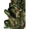 65L Combat Rucksack Camping Backpack Camo Woodland