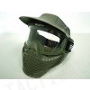 Full Face Airsoft Paintball Goggle Clear Lens Mask OD