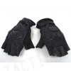 SWAT Army Half Finger Airsoft Paintball Leather Gloves