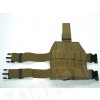 Molle Drop Leg Platform Panel w/Pistol Holster Coyote Brown