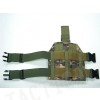 Molle Drop Leg Platform Panel w/Pistol Holster Multi Camo