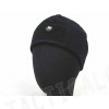 Fleece Velcro Attachment Watch Cap Hat Black