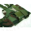 Double Magazine Drop Leg Pouch Camo Woodland