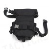 Drop Leg Utility Waist Pouch Carrier Bag Black