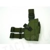 Tactical Drop Leg Pistol Holster OD