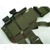 Tactical Drop Leg Pistol Holster Camo Woodland