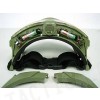 BATTLEAXE Pro-Goggle Full Face Mask with Fan OD