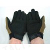 Full Finger Airsoft Tactical M-Pact Style Gloves Coyote Brown