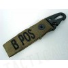 B POS Blood Type Identification Strap Tan