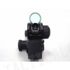 CMore Style Red Dot Sight Reflex with AR Rear Iron Sight Black