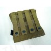 Flyye 1000D Molle Double M4/M16 Magazine Pouch Coyote Brown