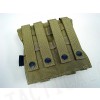 Flyye 1000D Molle Double M4/M16 Magazine Pouch Khaki