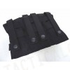 Flyye 1000D Molle Triple M4/M16 Magazine Pouch Black