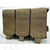 Flyye 1000D Molle Triple M4/M16 Magazine Pouch Coyote Brown