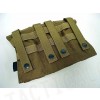 Flyye 1000D Molle Triple M4/M16 Magazine Pouch Coyote Brown