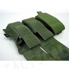 Flyye 1000D Molle Triple M4/M16 Magazine Pouch OD