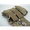 Flyye 500D Molle Triple M4/M16 Magazine Pouch Multicam