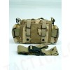 Molle Utility Shoulder Waist Pouch Bag Desert Camo