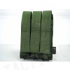 Flyye 1000D Molle Triple MP5 Magazine Pouch OD