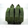 Flyye 1000D Molle Double M4 + Quad Pistol Mag Pouch OD