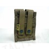 Flyye 1000D Molle Double 9mm Pistol Magazine Pouch Coyote Brown