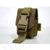 Flyye 1000D Molle Single Frag Grenade Pouch Coyote Brown