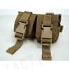 Flyye 1000D Molle Double Frag Grenade Pouch Coyote Brown