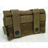 Flyye 1000D Molle Double Frag Grenade Pouch Coyote Brown