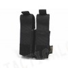 Flyye 1000D Molle Double .45 Pistol Magazine Pouch Black