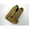 Flyye 500D Molle Double .45 Pistol Magazine Pouch Multicam