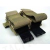 Flyye 500D Molle Double .45 Pistol Magazine Pouch Multicam