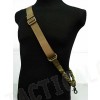 Flyye 1000D Elastic Bungee Hook CQB Rifle Sling Coyote Brown