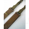 Flyye 1000D Elastic Bungee Hook CQB Rifle Sling Coyote Brown