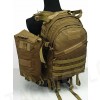 Flyye 1000D Molle AIII 3 Day Backpack w/Extra Pack Coyote Brown