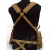 Flyye 1000D Tactical LBT M4 Magazine Chest Rig Vest Coyote Brown