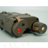 PRO&T AN/PEQ-15 Red Dot Laser & LED Flashlight Tan