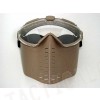 BATTLEAXE Pro-Goggle Full Face Mask with Fan Tan