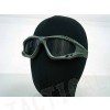 Airsoft Paintball No Fog Metal Mesh Goggle Glasses OD