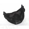 Airsoft Skull Skeleton Half Face Protector Mask Silver Black