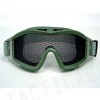 Airsoft No Fog Metal Mesh DL Style Goggle OD