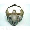 Stalker Type Half Face Metal Mesh Raider Mask Ver. 2 Multi Camo