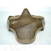 Black Bear Airsoft Stalker Style Shadow Mesh Mask Tan